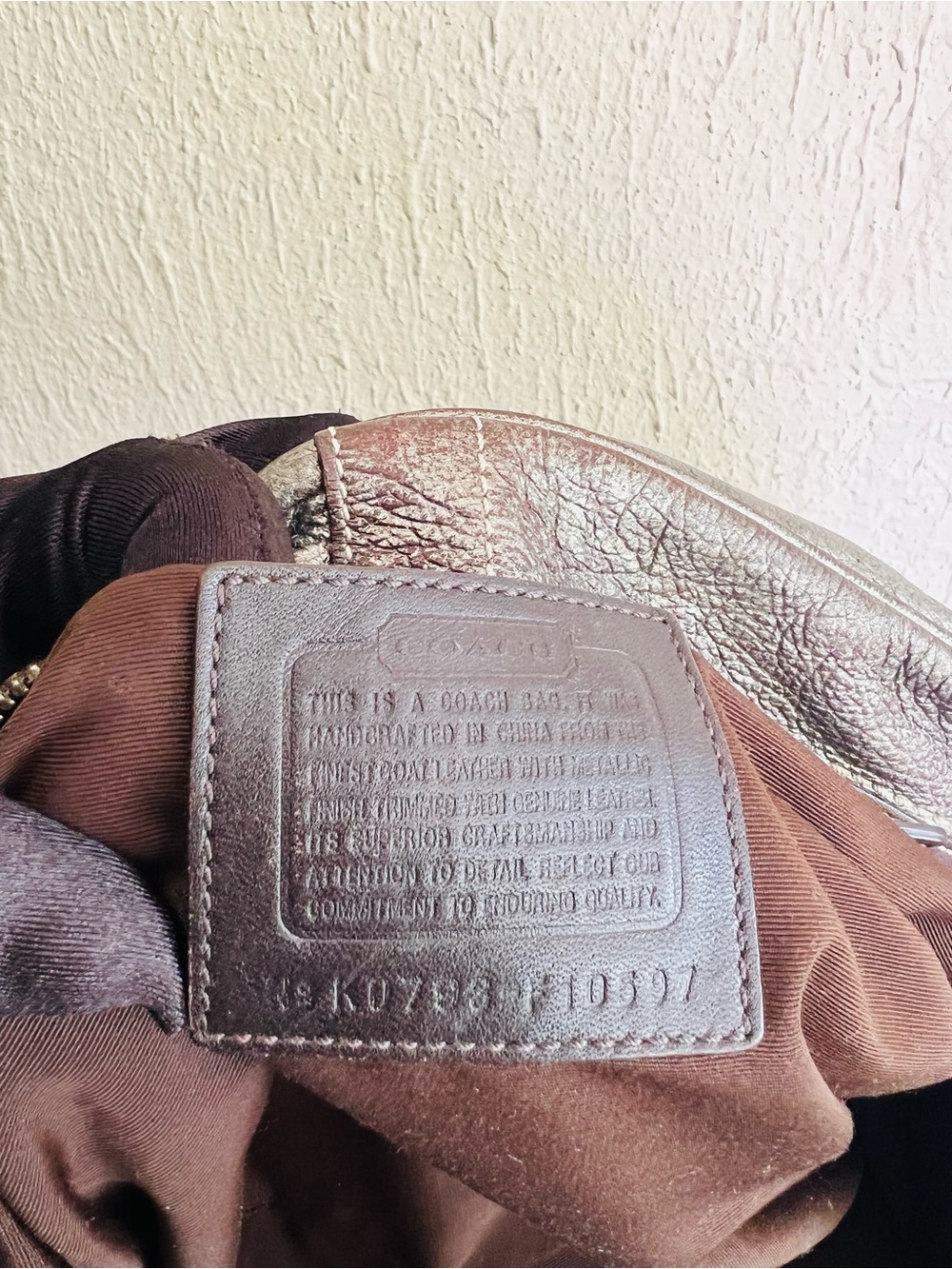 Coach Soho Shoulder Bag in Metallic Silver - Picture 9 of 13